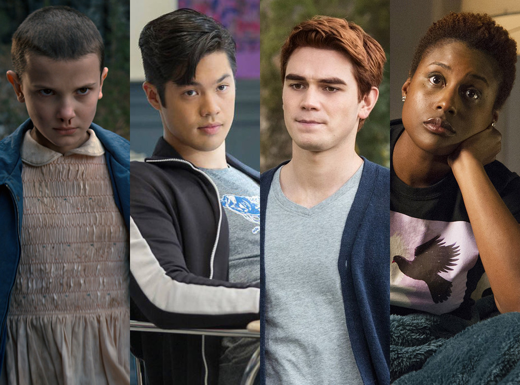 Breakout Stars, Millie Bobby Brown, Ross Butler, KJ Apa, Issa Rae, TV scoop awards Breakout Stars, Millie Bobby Brown, Ross Butler, KJ Apa, Issa Rae, TV scoop awards